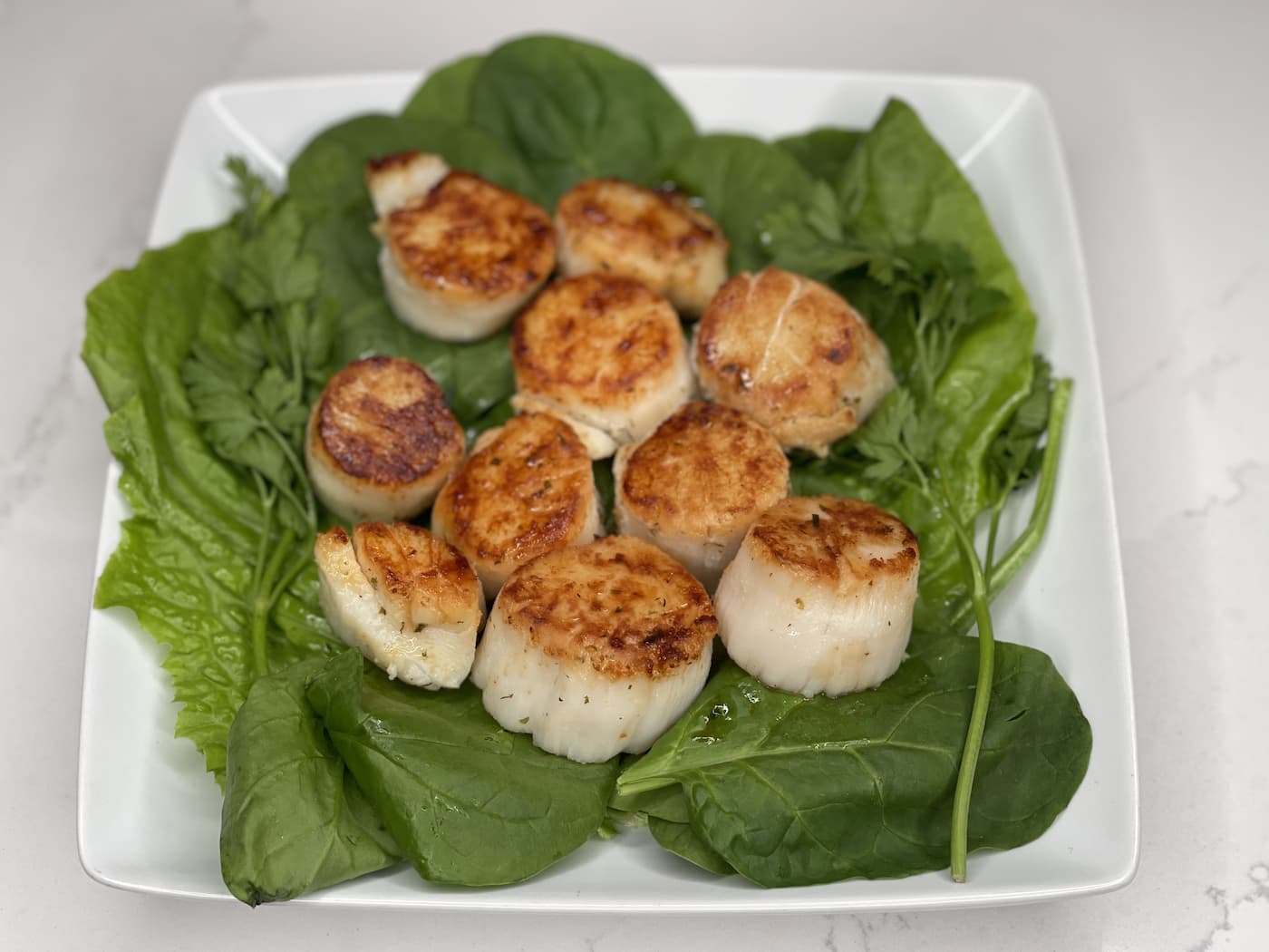 Grilled Sea Scallops with Lime Butter